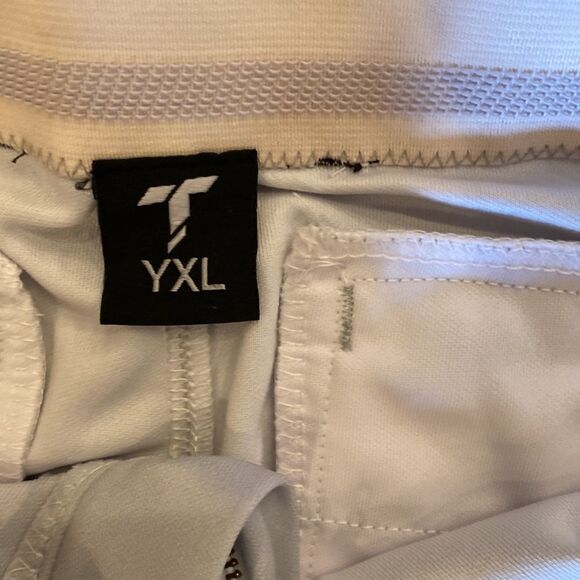 Baseball Pants‎ Stripe Grey Black and Red Sz Y XL - Picture 3 of 4